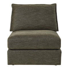 Leighton Green Modular - Armless Chair W/1 Pillow - Ornate Home