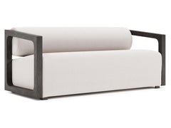 Leilani Smoked Truffle/Beige/Tan Outdoor Sofa - Ornate Home