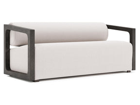 Leilani Smoked Truffle/Beige/Tan Outdoor Sofa - Ornate Home