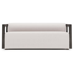 Leilani Smoked Truffle/Beige/Tan Outdoor Sofa - Ornate Home