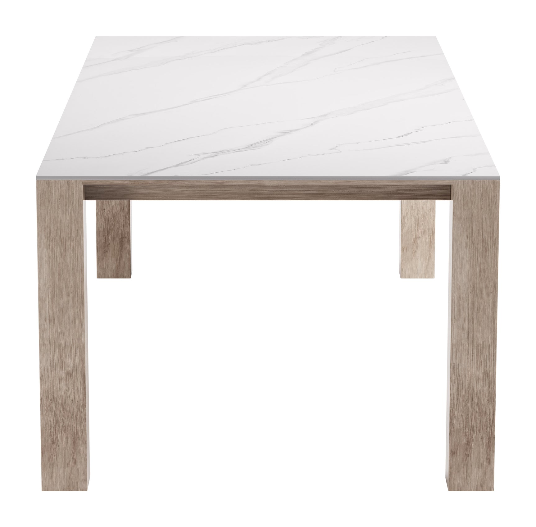 Leilani White Rectangular Dining Table