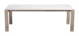 Leilani White Rectangular Dining Table