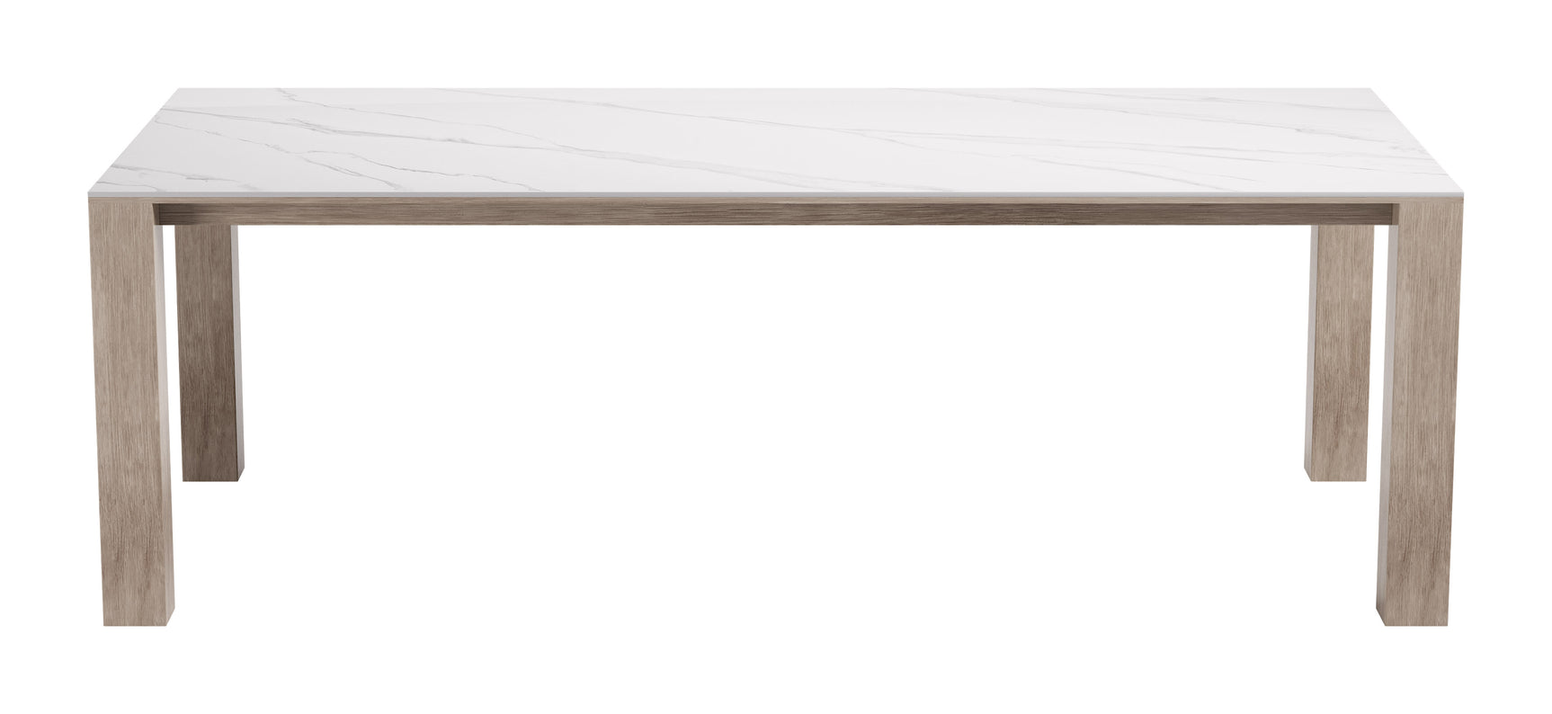 Leilani White Rectangular Dining Table