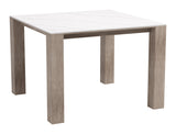 Leilani White Square Dining Table (42")