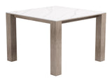 Leilani White Square Dining Table (42")
