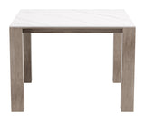 Leilani White Square Dining Table (42")