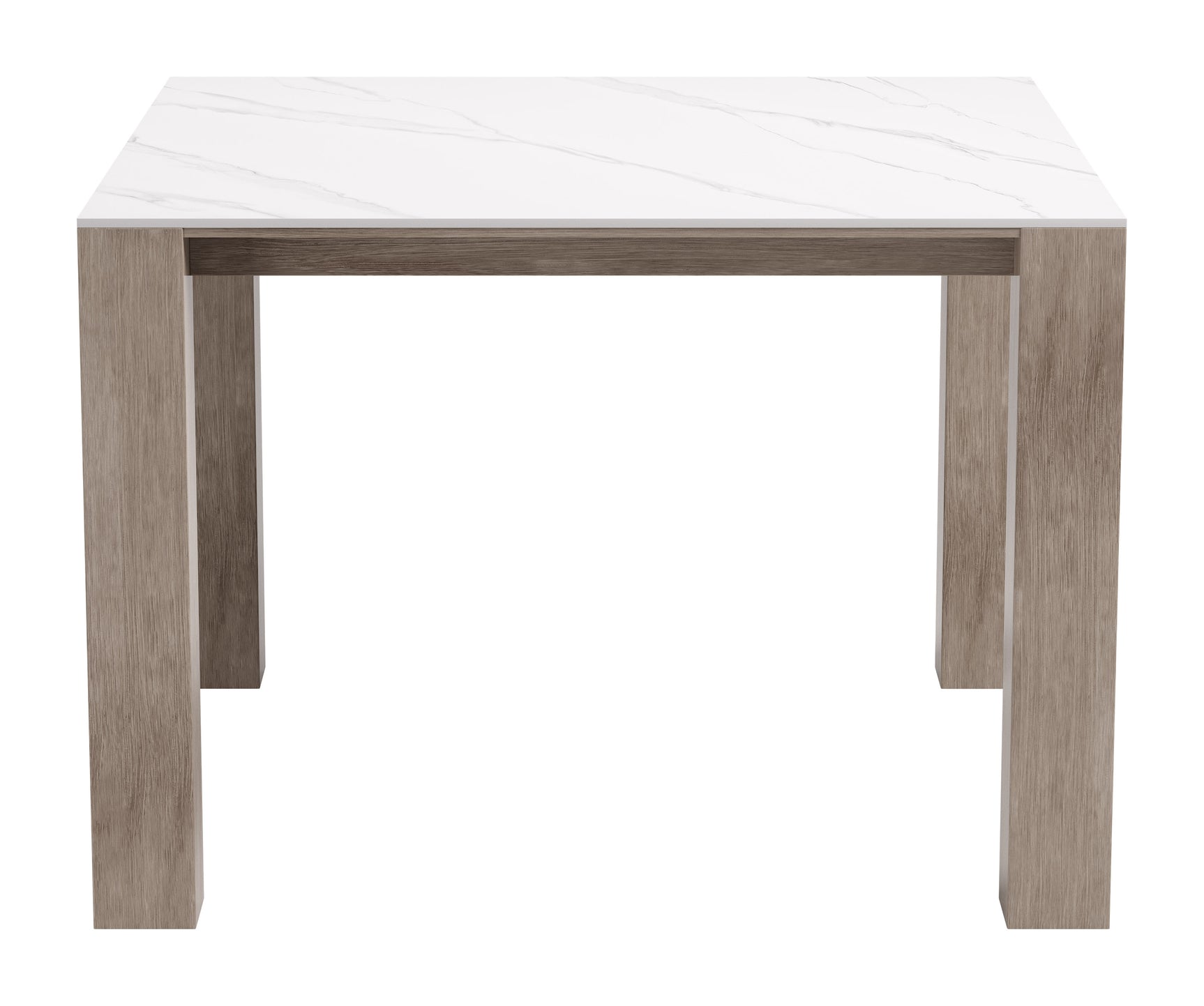Leilani White Square Dining Table (42")