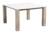 Leilani White Square Dining Table (48")