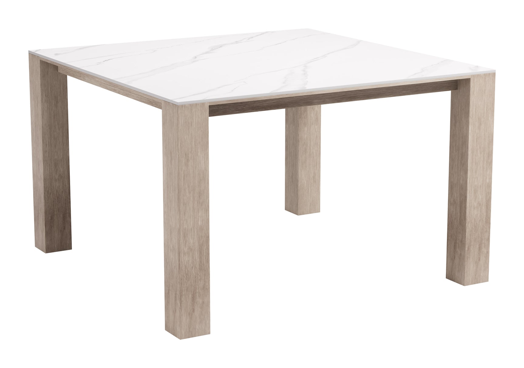 Leilani White Square Dining Table (48")