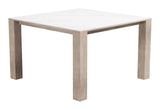 Leilani White Square Dining Table (48")