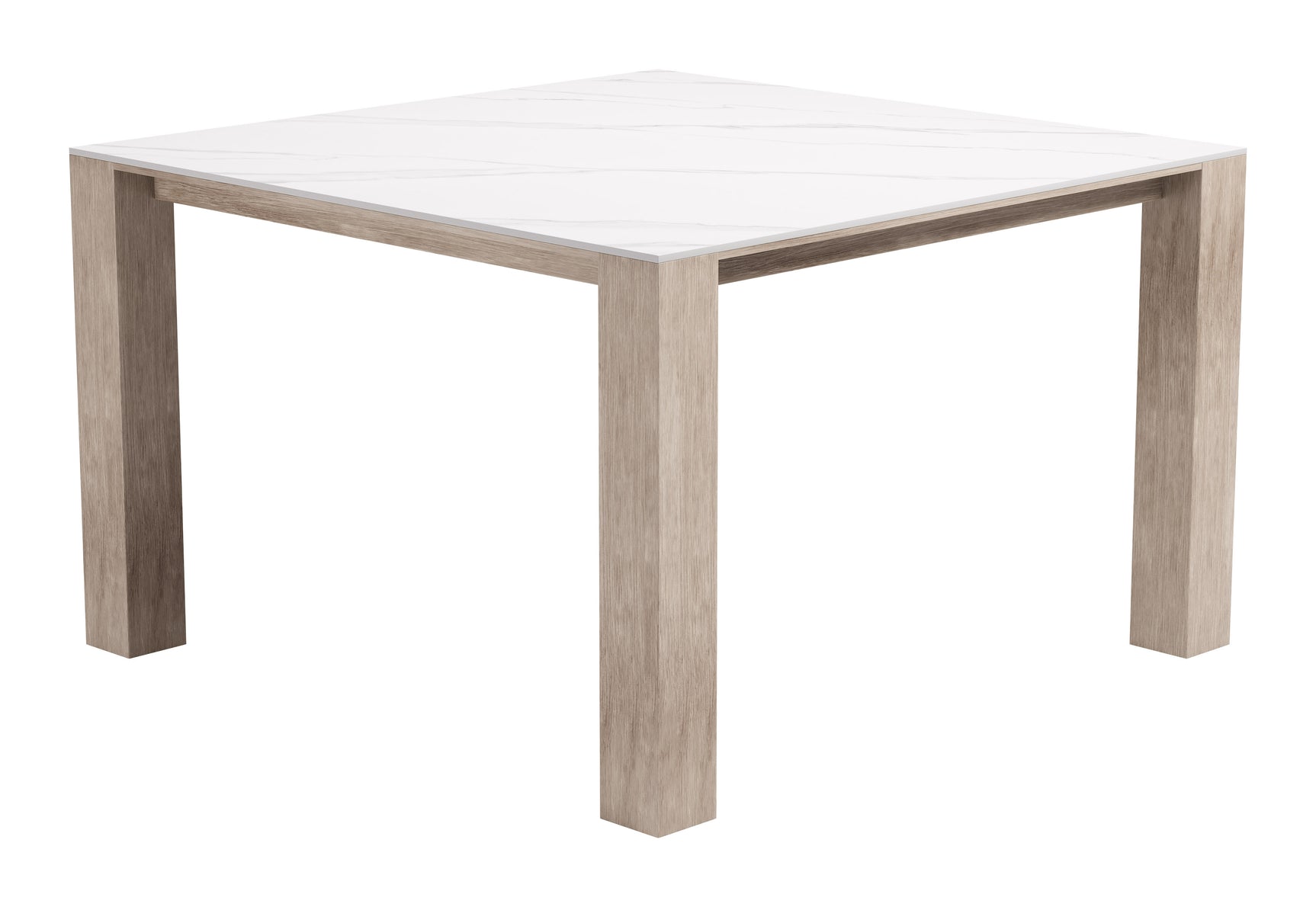 Leilani White Square Dining Table (48")