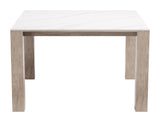 Leilani White Square Dining Table (48")