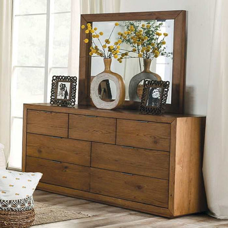 Leirvik Light Walnut Dresser - Ornate Home