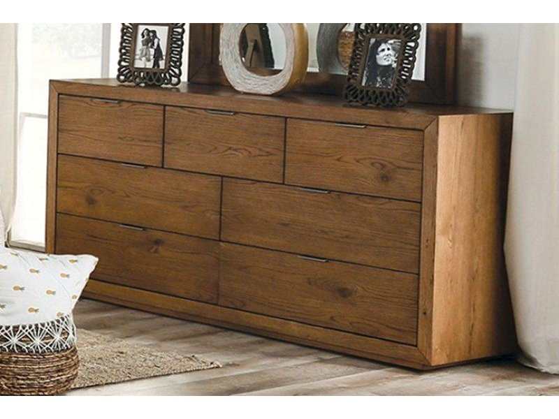 Leirvik Light Walnut Dresser - Ornate Home