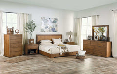 Leirvik Light Walnut Dresser - Ornate Home