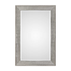 Leiston Metallic Silver Mirror - Ornate Home
