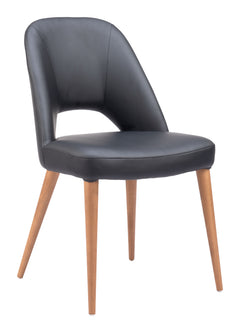 Leith Black Dining Chair (Set of 2) - Ornate Home