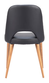 Leith Black Dining Chair (Set of 2) - Ornate Home