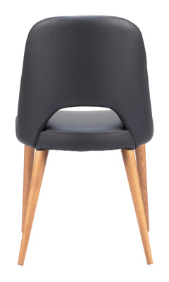 Leith Black Dining Chair (Set of 2) - Ornate Home