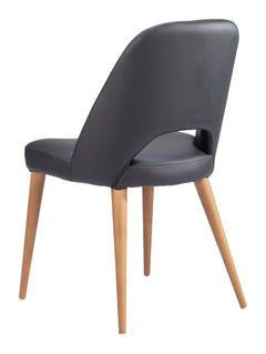 Leith Black Dining Chair (Set of 2) - Ornate Home