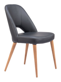 Leith Black Dining Chair (Set of 2) - Ornate Home