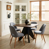 Leith Gray Dining Chair (Set of 2) - Ornate Home
