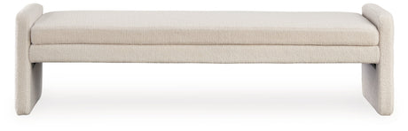 Lembertson Ecru Accent Bench - Ornate Home