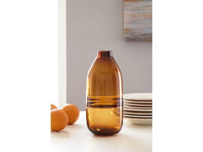 Lemmitt Amber Vase (Online Special Price) - Ornate Home
