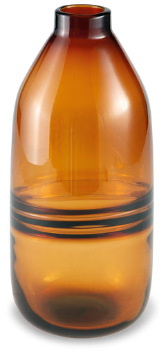 Lemmitt Amber Vase - Ornate Home