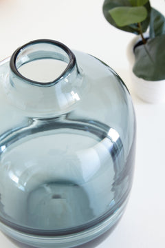 Lemmitt Teal Vase - Ornate Home