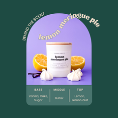 Lemon Meringue Pie 5.3oz Soy Candle - Ornate Home