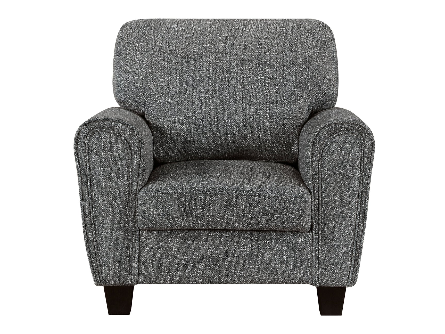 Lemond Charcoal Gray Chair - Ornate Home