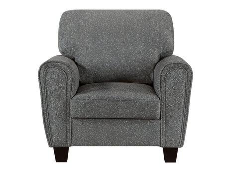 Lemond Charcoal Gray Chair - Ornate Home