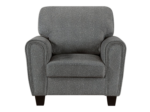 Lemond Charcoal Gray Chair - Ornate Home