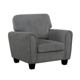 Lemond Charcoal Gray Chair - Ornate Home