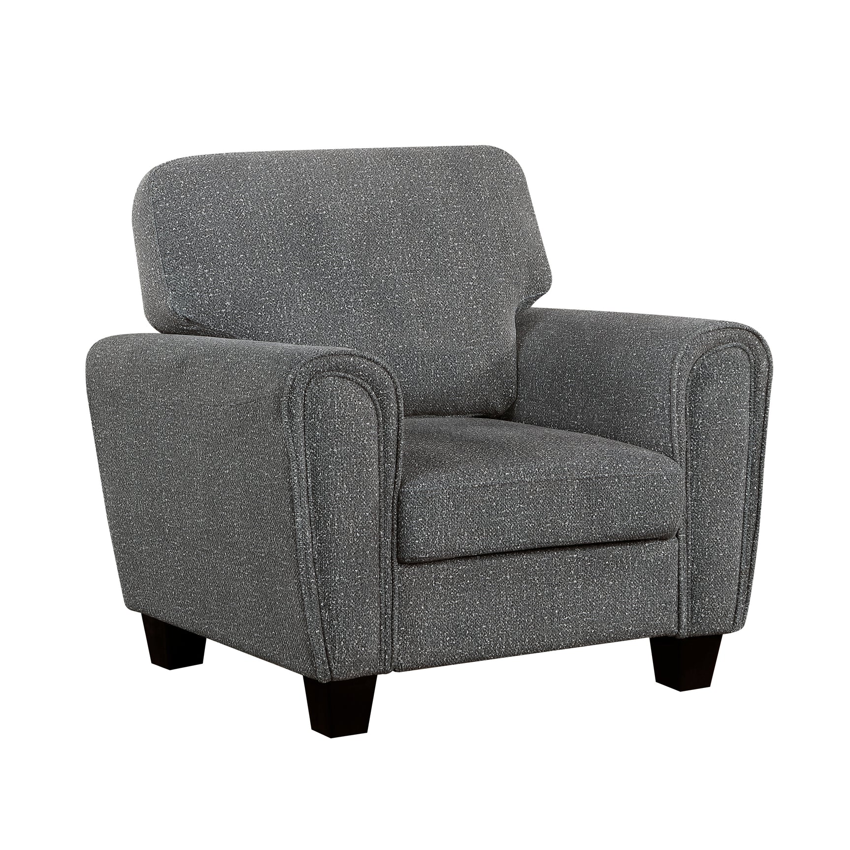 Lemond Charcoal Gray Chair - Ornate Home