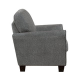 Lemond Charcoal Gray Chair - Ornate Home