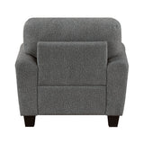 Lemond Charcoal Gray Chair - Ornate Home