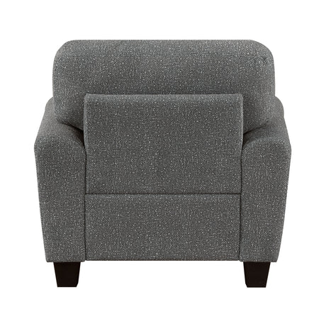 Lemond Charcoal Gray Chair - Ornate Home