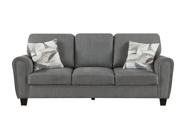 Lemond Charcoal Gray Sofa - Ornate Home