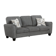 Lemond Charcoal Gray Sofa - Ornate Home