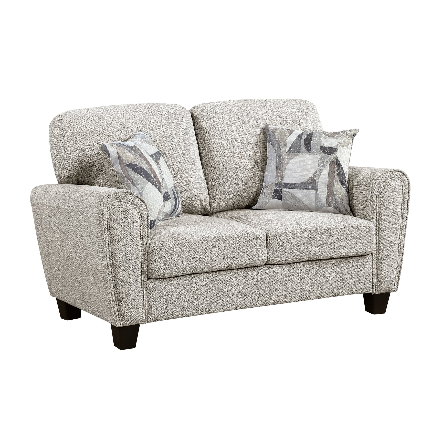 Lemond Gray Loveseat - Ornate Home