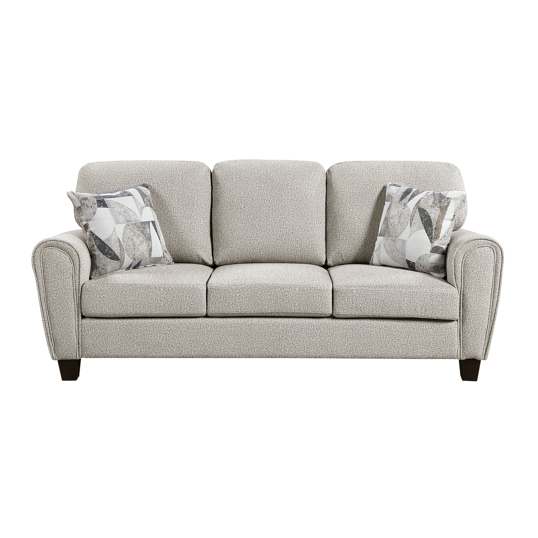 Lemond Gray Sofa and Loveseat - Ornate Home