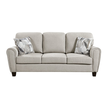 Lemond Gray Sofa and Loveseat - Ornate Home