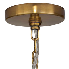 Lemont Hammered Brass 1 Light Pendant - Ornate Home
