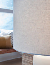 Lemrich White/Teal Table Lamp (Set of 2) (Online Special Price) - Ornate Home