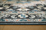 Leningston Black/Cream/Blue 5' x 7' Washable Rug (Online Special Price) - Ornate Home