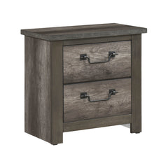 Lenior Gray 5-Piece Queen Bedroom Set - Ornate Home