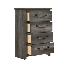 Lenior Gray 5-Piece Queen Bedroom Set - Ornate Home