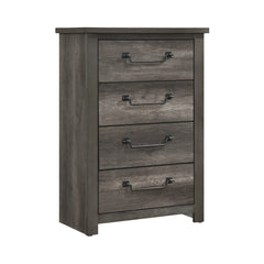 Lenior Gray 5-Piece Queen Bedroom Set - Ornate Home